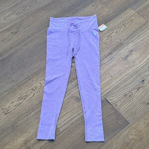 Free People Lavender Pull-On Leggings with Drawstring